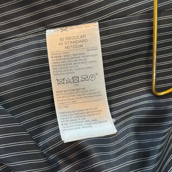 Banana Republic Suit Jacket 40R/S - Picture 6 of 6